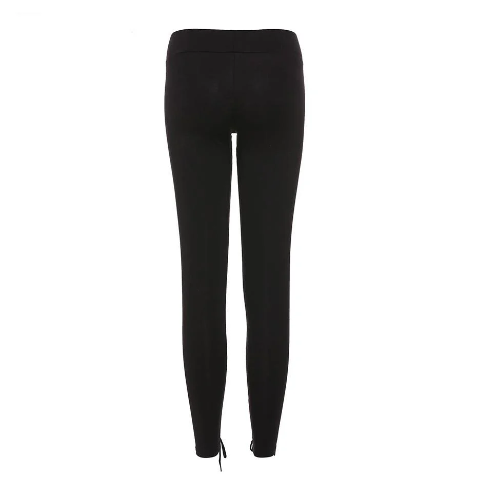 Gothic Laced Corset Leggings - Image 4