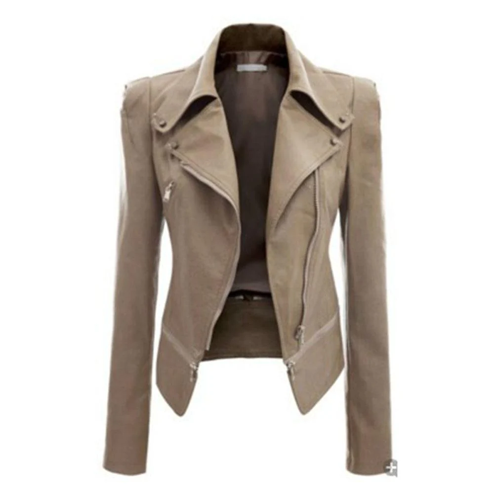 Gothic Leather Jacket - Image 3