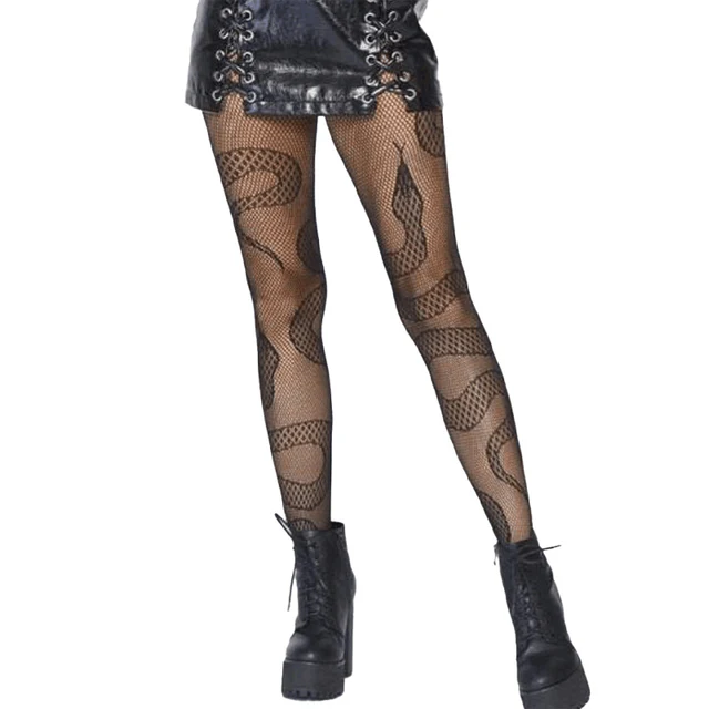 Gothic Party Tights - Image 2