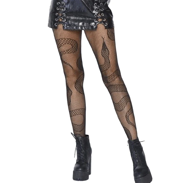 Gothic Party Tights - Image 2