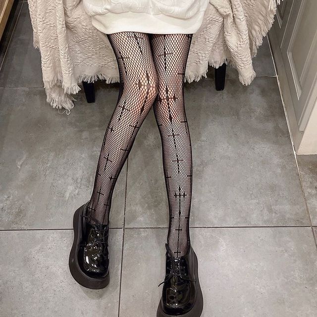 Gothic Party Tights - Image 5