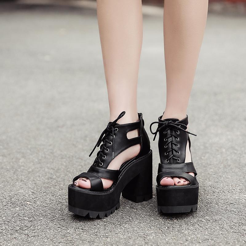 Gothic Platform Sandals - Image 5