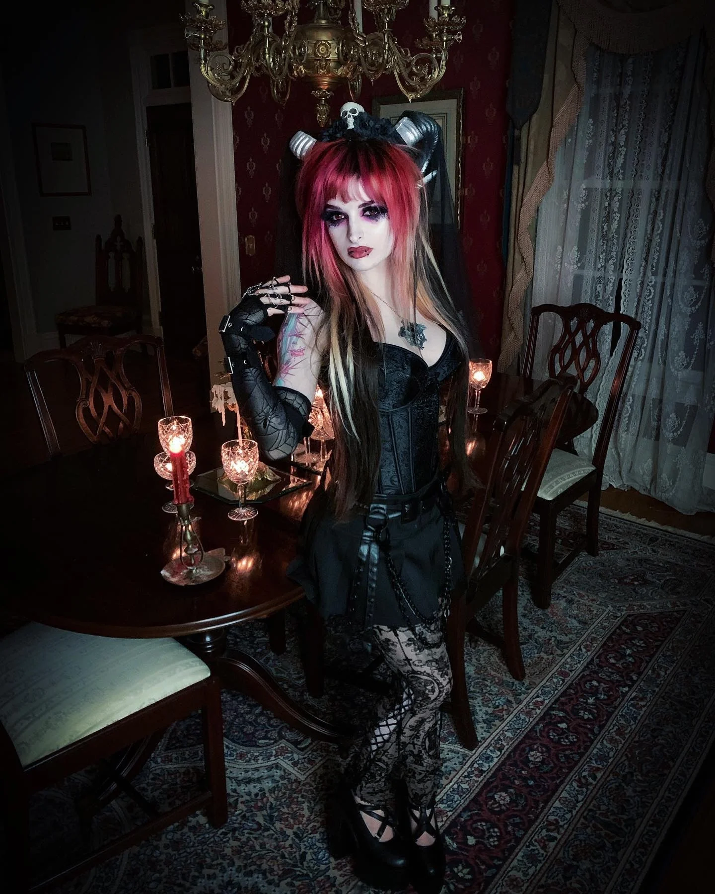 Gothic Pleated Skirt - Image 12