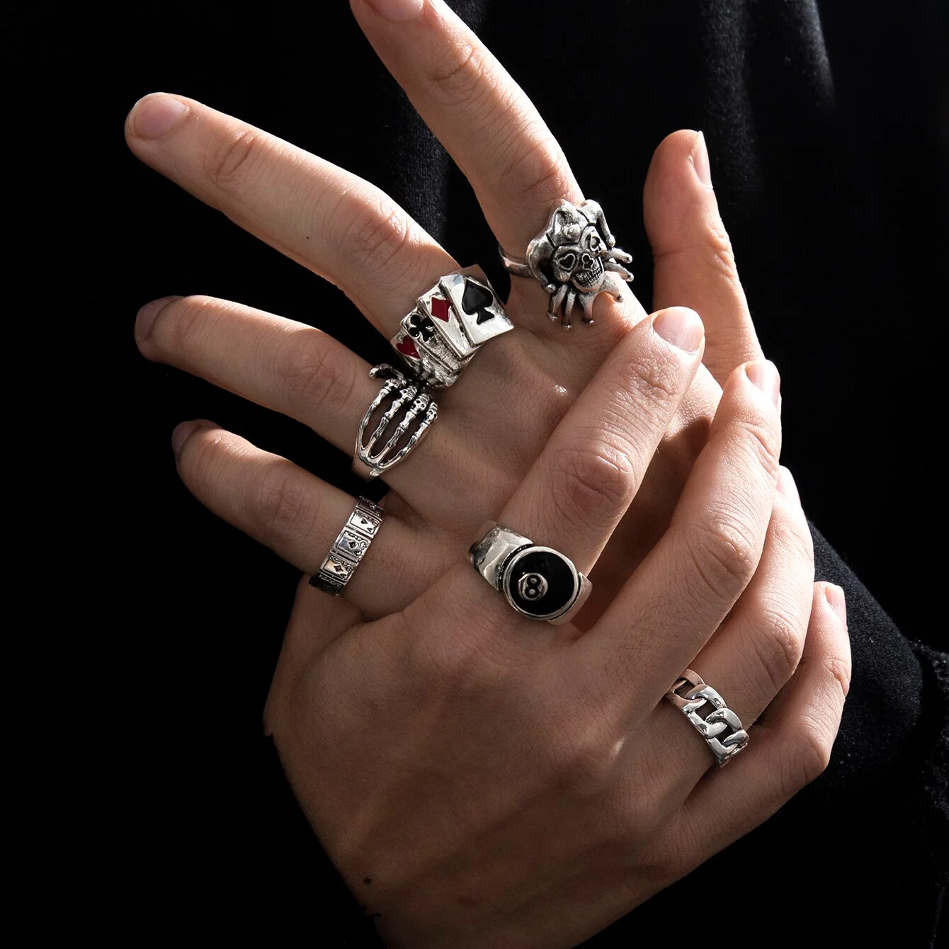 Gothic Punk Ring Set - Image 3