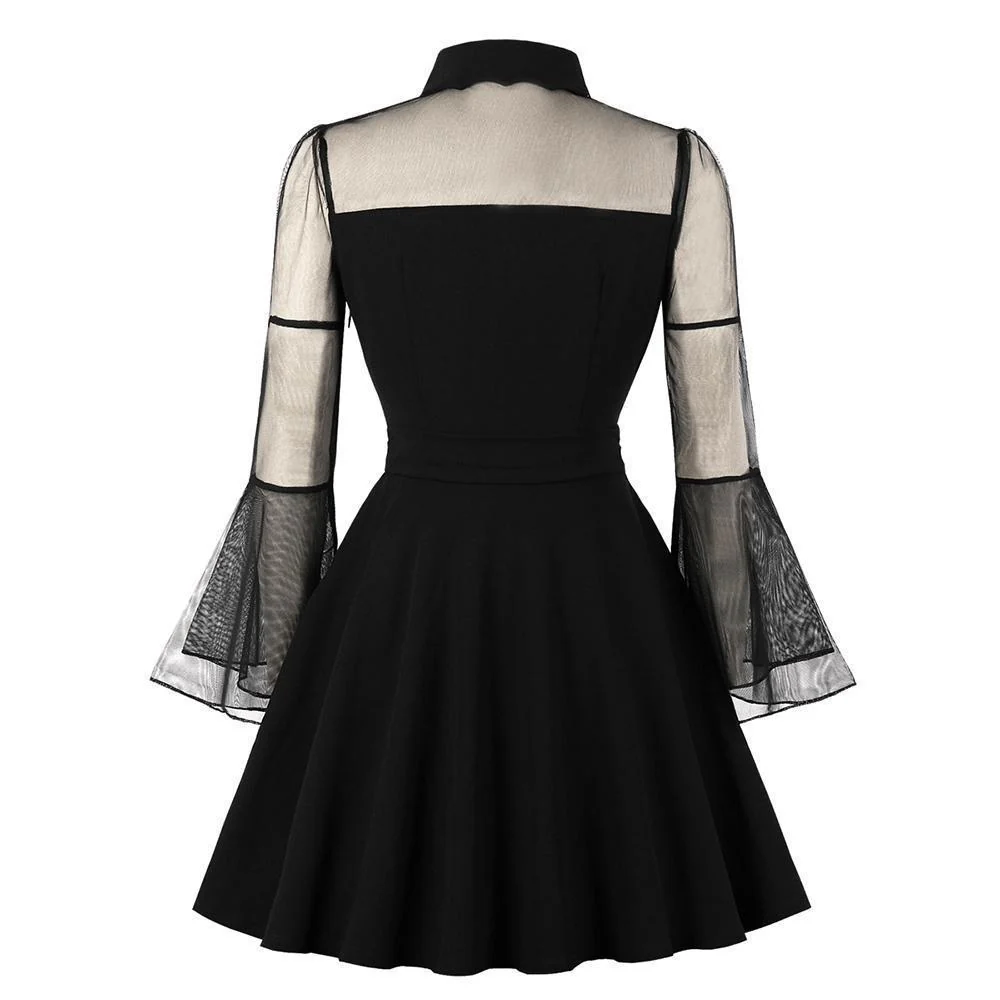 Gothic See-Through Dress - Image 2