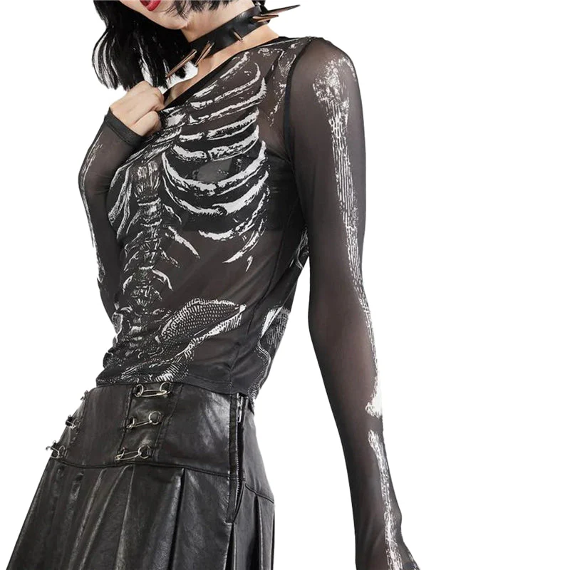 Gothic Sleeve Crop Top - Image 3
