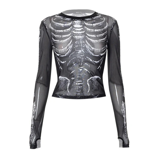 Gothic Sleeve Crop Top - Image 5
