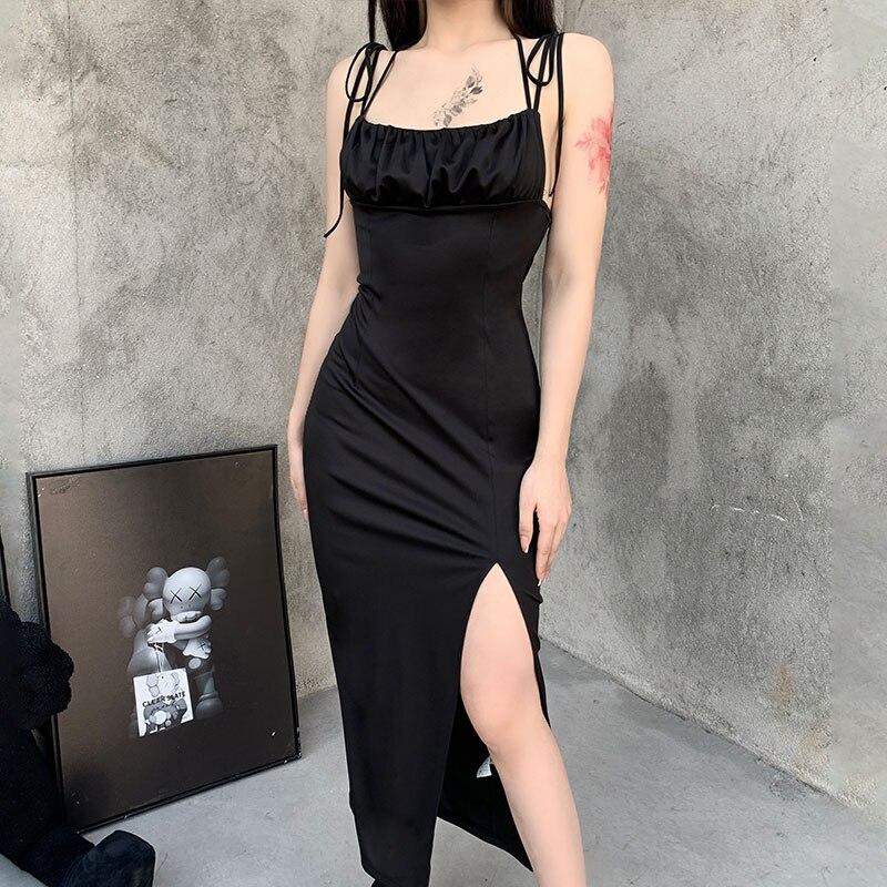 Gothic Spaghetti Dress - Image 3