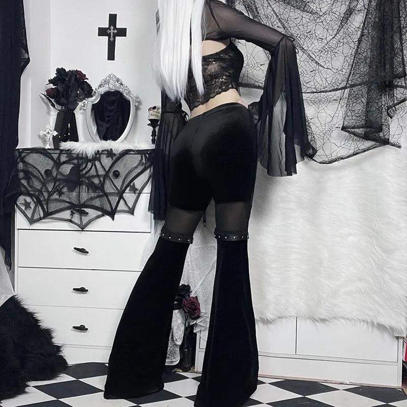 Gothic Velvet Pants - Image 3