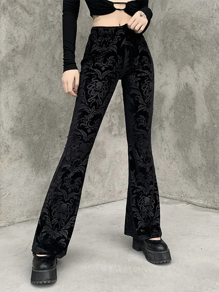 Gothic Velvet Pants - Image 2