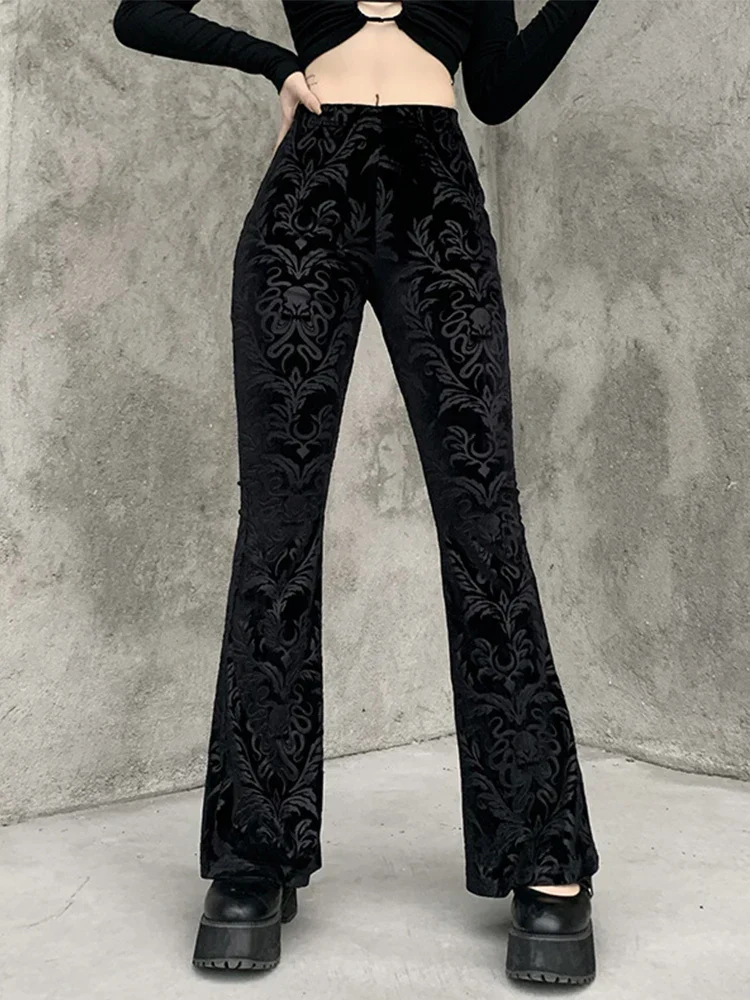 Gothic Velvet Pants - Image 3