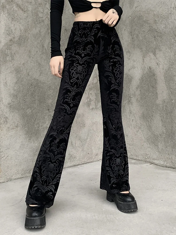 Gothic Velvet Pants - Image 2