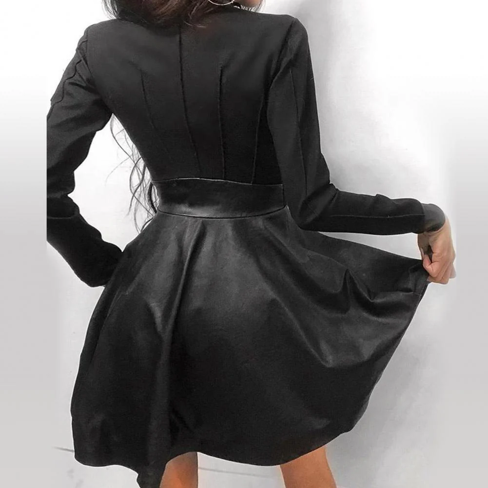 Gothic Zipper Dress - Image 6