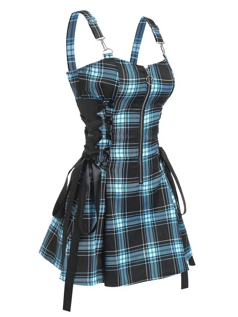 Gothic Zipper Dress - Image 2