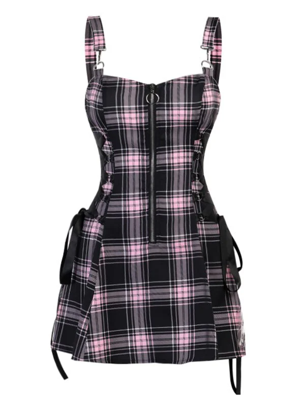 Gothic Zipper Dress - Image 3