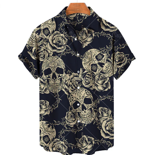 Hawaiian Skull Shirt - Image 2