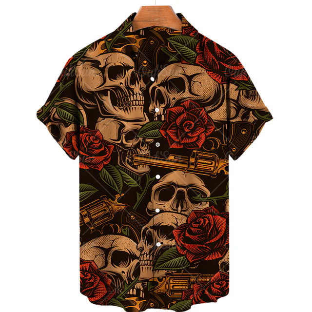 Hawaiian Skull Shirt - Image 3