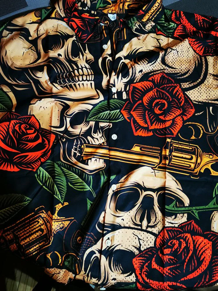 Hawaiian Skull Shirt - Image 4