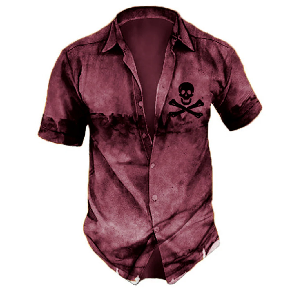 Hawaiian Skull T-Shirt - Image 3