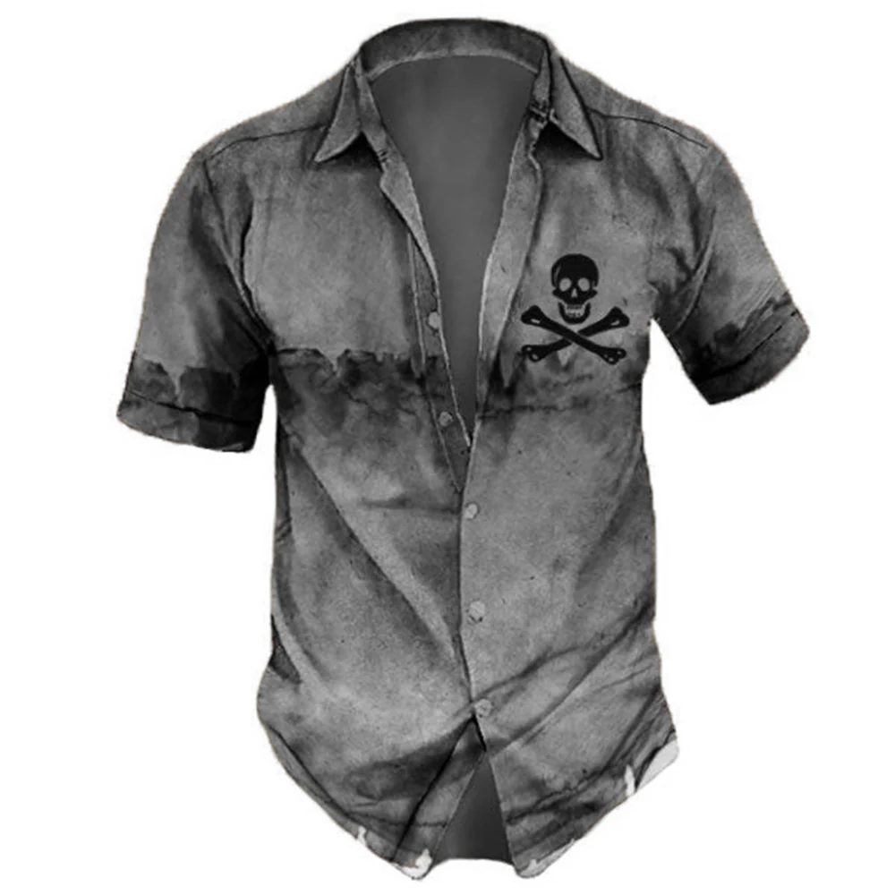 Hawaiian Skull T-Shirt - Image 4