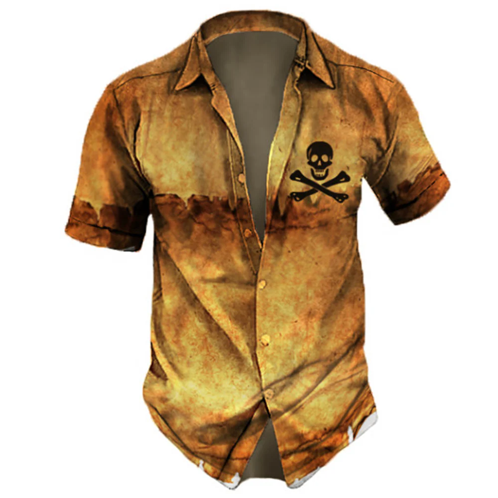 Hawaiian Skull T-Shirt - Image 2