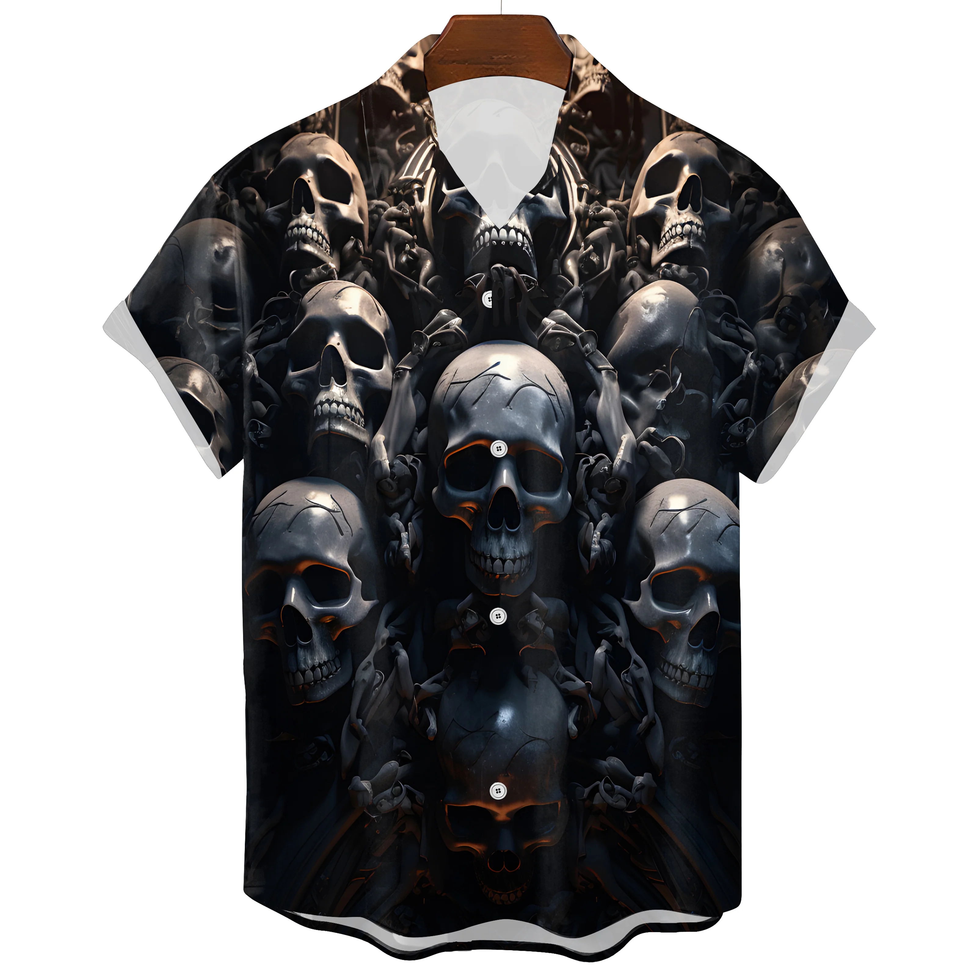 Hawaiian Skull T-Shirt - Image 3