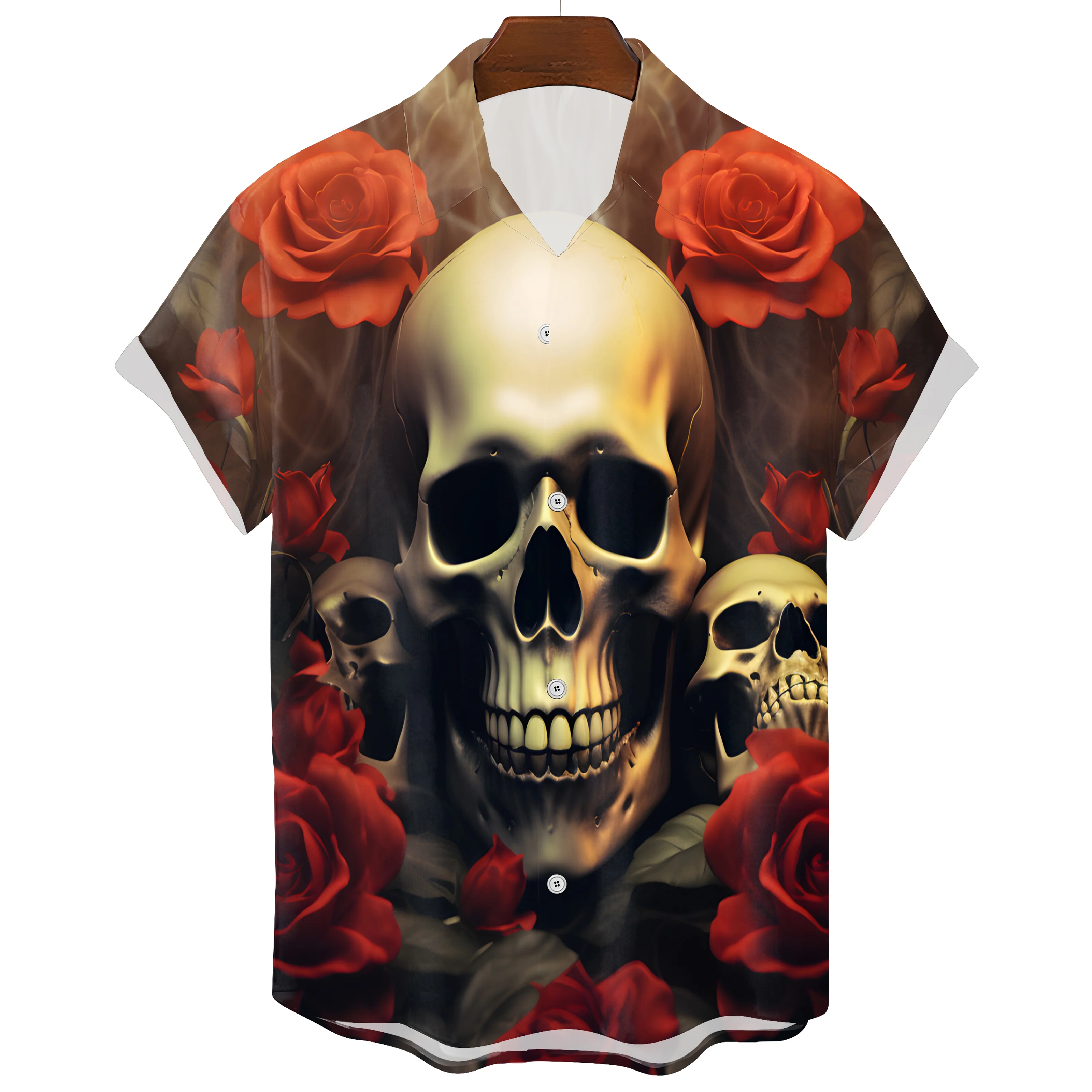 Hawaiian Skull T-Shirt - Image 3