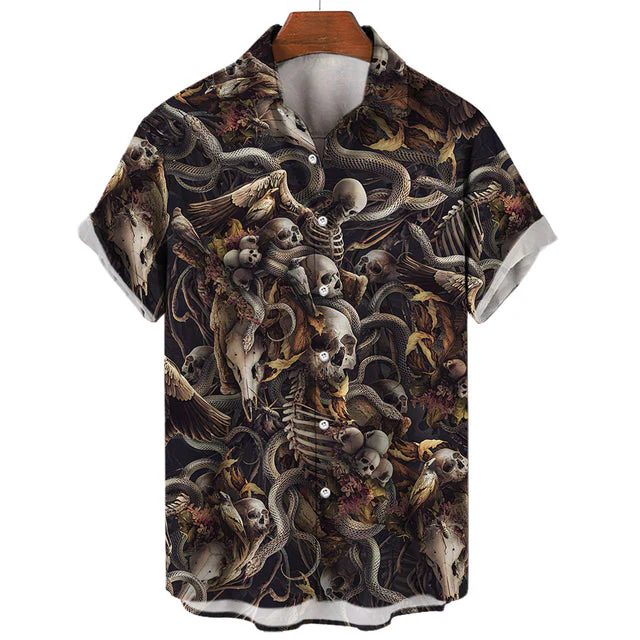 Hawaiian Skull T-Shirt - Image 2