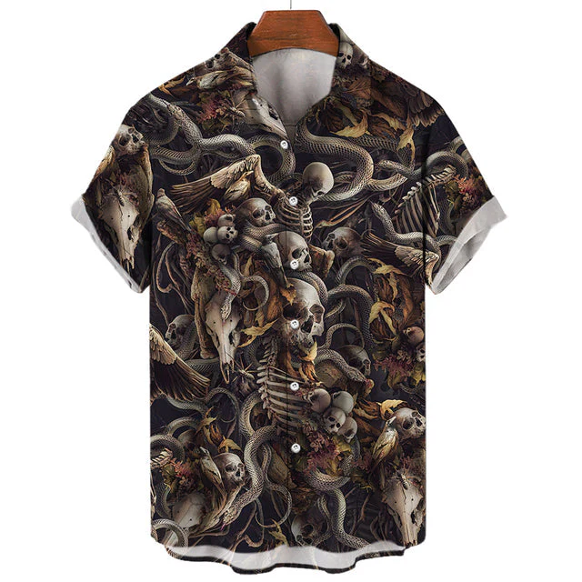 Hawaiian Skull T-Shirt - Image 2
