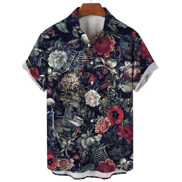 Hawaiian Skull T-Shirt - Image 4