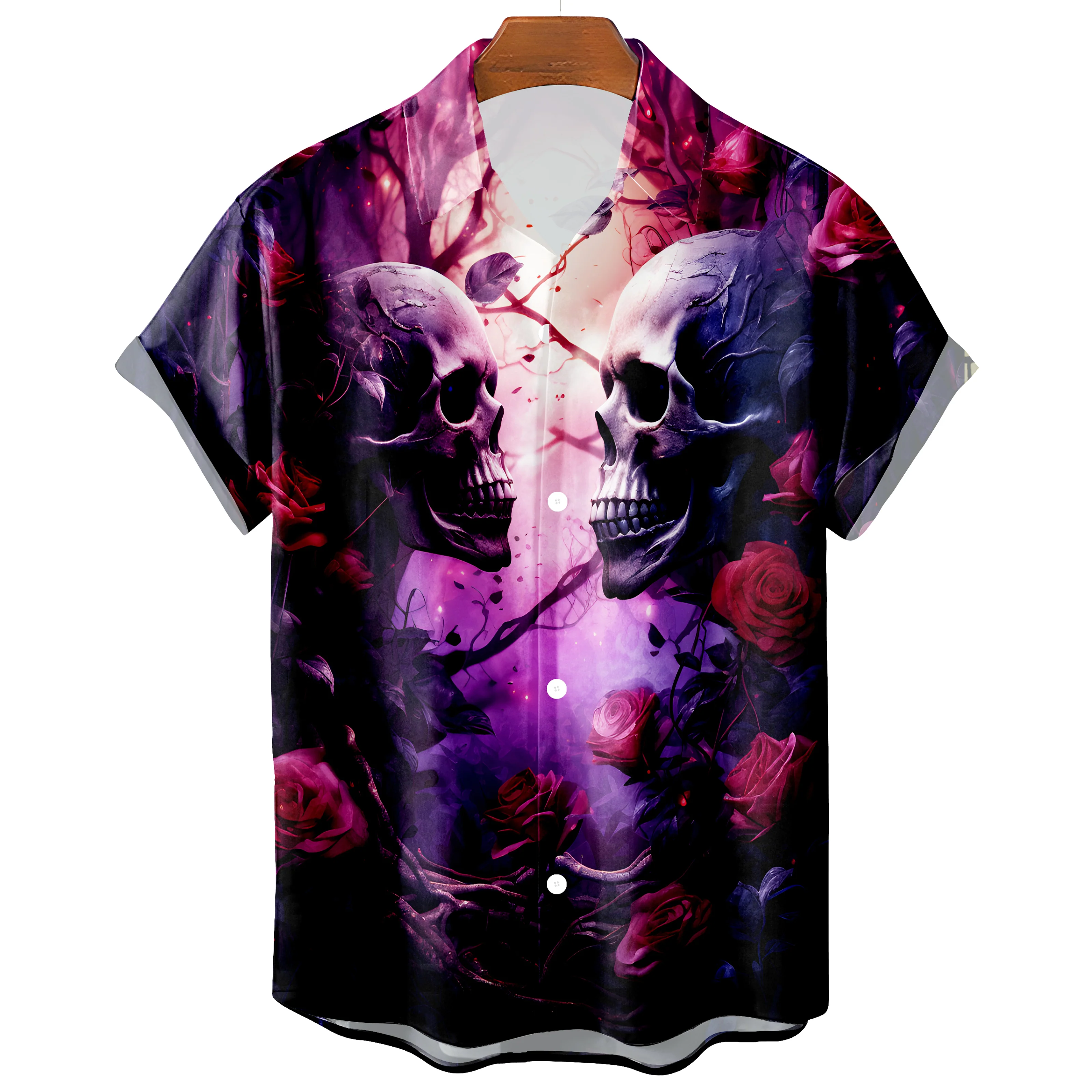 Hawaiian Skull T-Shirt - Image 2