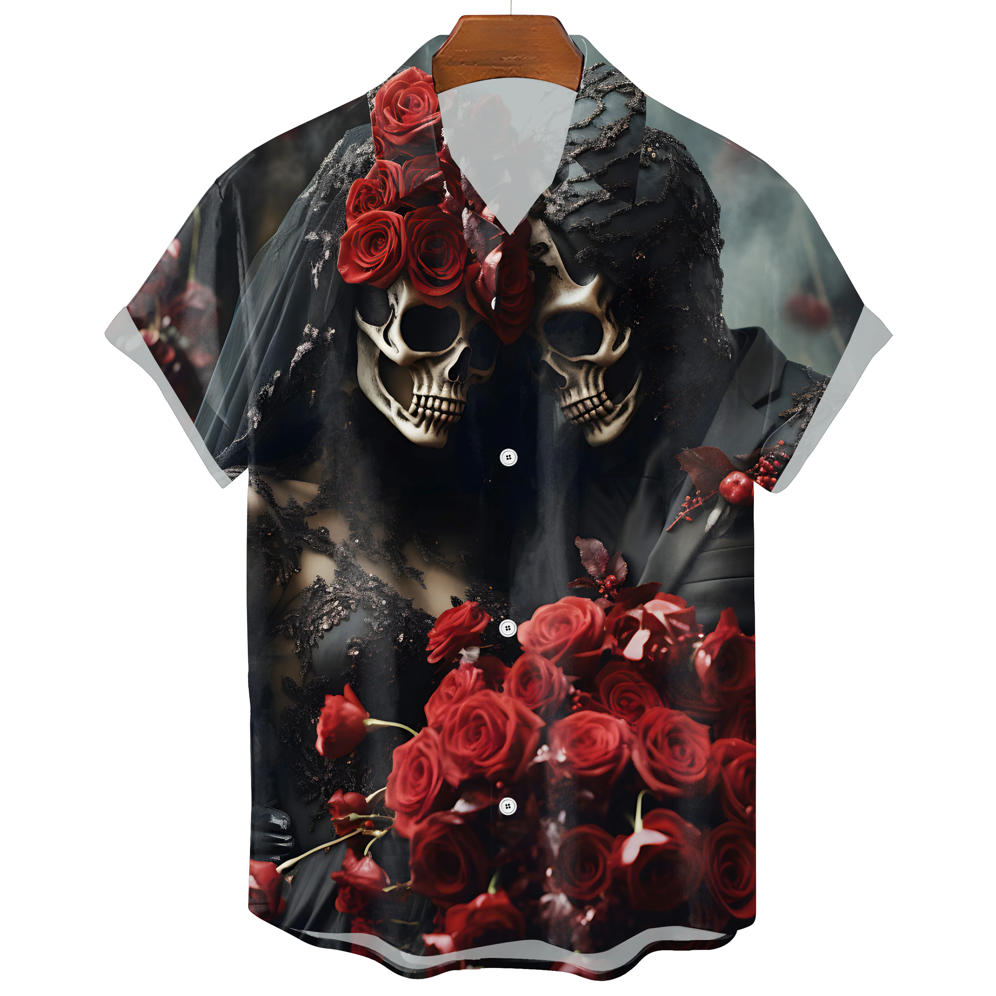 Hawaiian Skull T-Shirt - Image 4