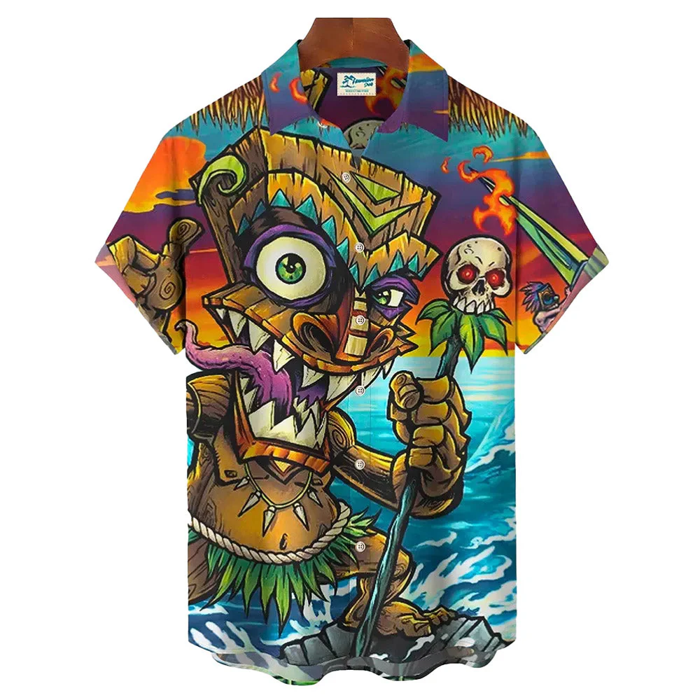 Hawaiian Tiki Shirt - Image 2