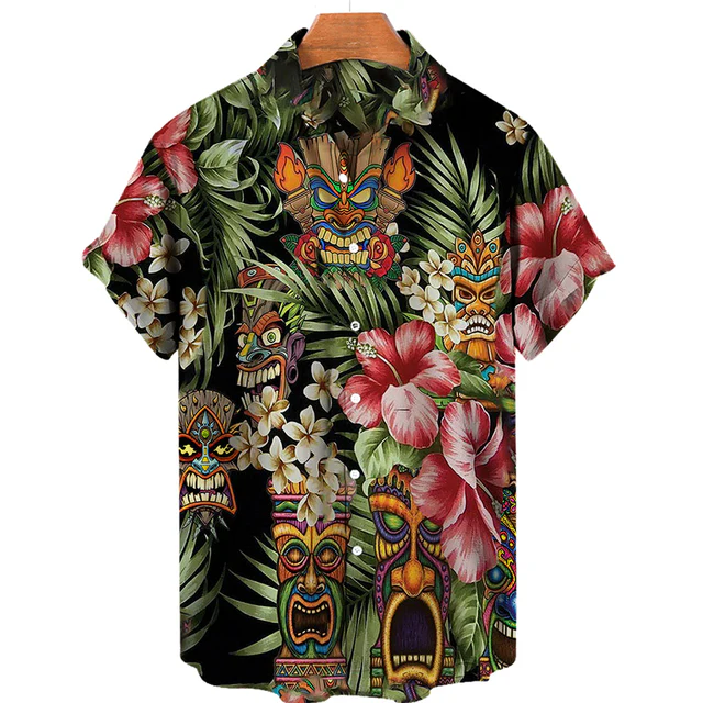 Hawaiian Tiki Shirt - Image 4