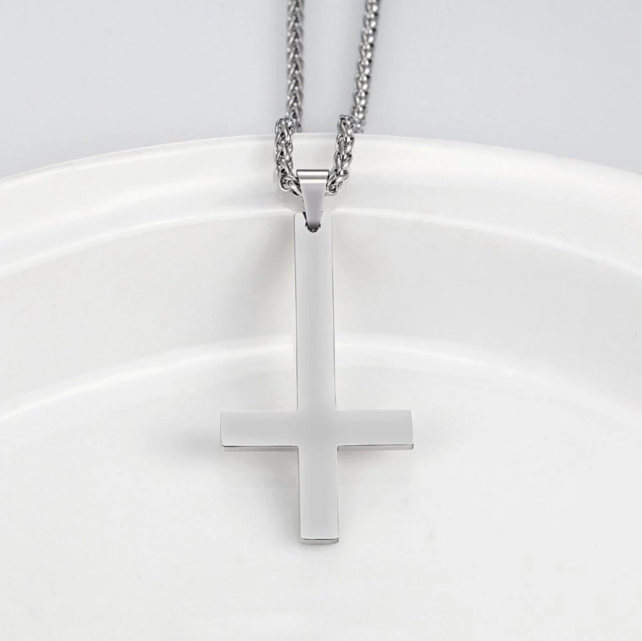 Inverted Cross Necklace - Image 11