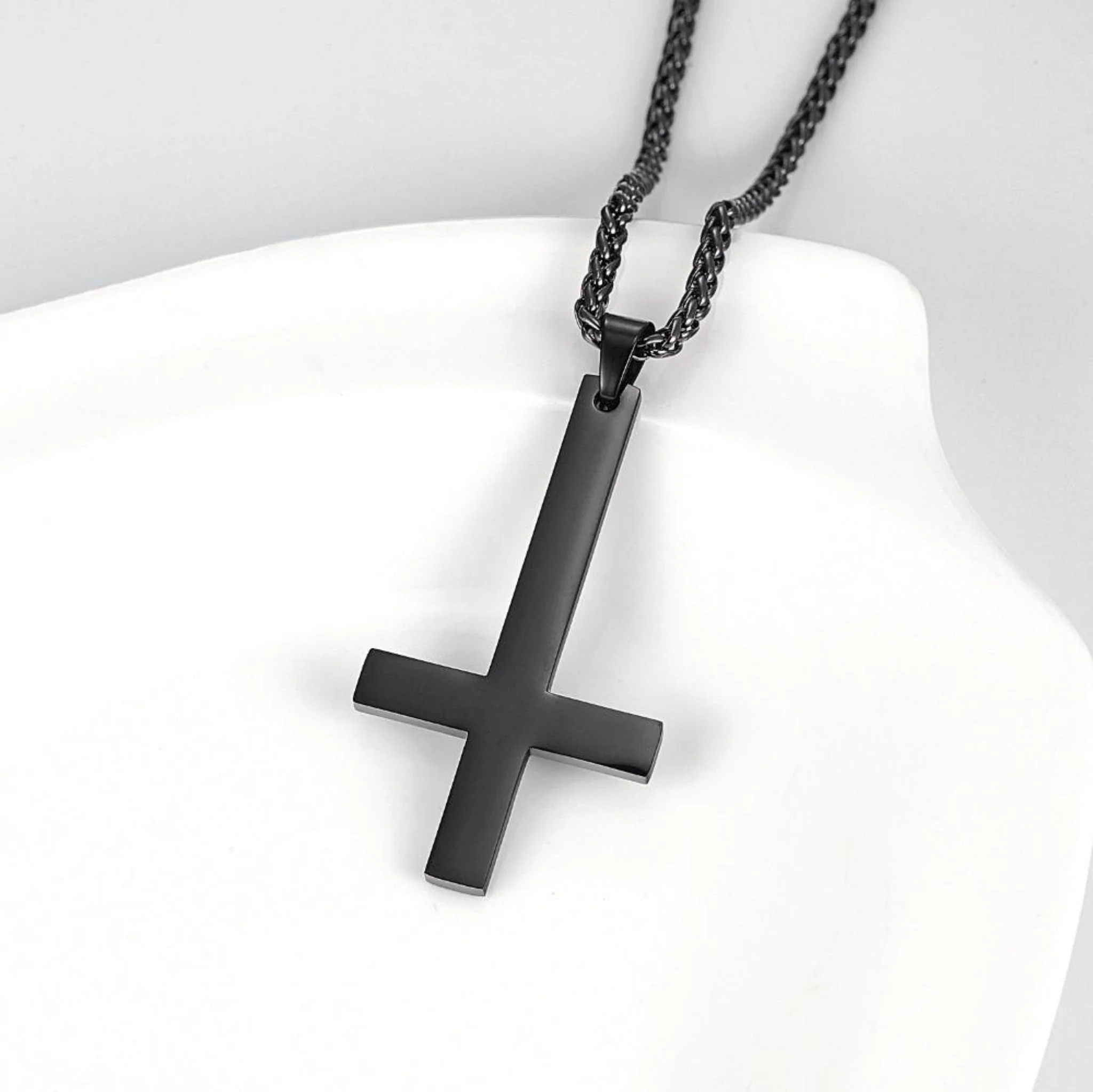 Inverted Cross Necklace - Image 12