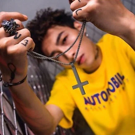 Inverted Cross Necklace - Image 3