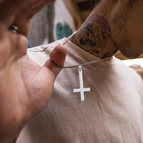 Inverted Cross Necklace - Image 8