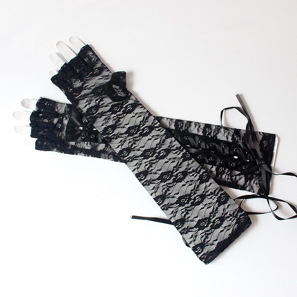 Lace Long Gloves - Image 4