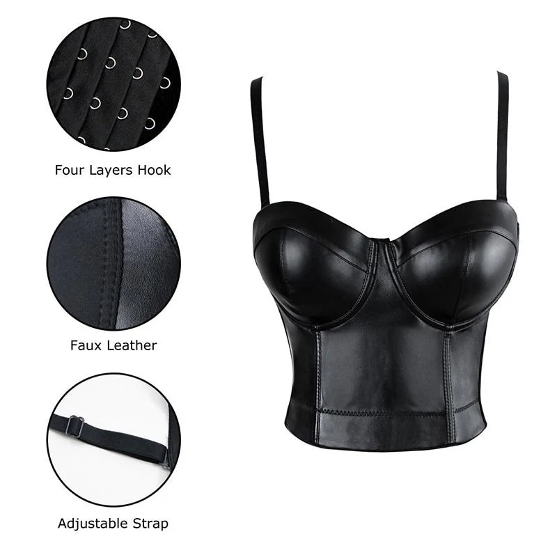 Leather Bra Top - Image 4