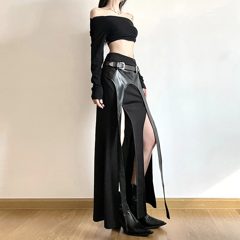 Leather Long Skirt - Image 4