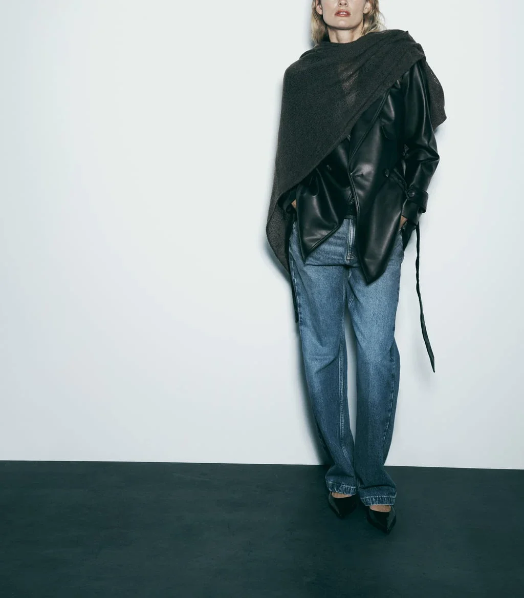 Leather Trench Coat - Image 4