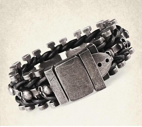 Stainless Steel Skull Bracelet - Image 6