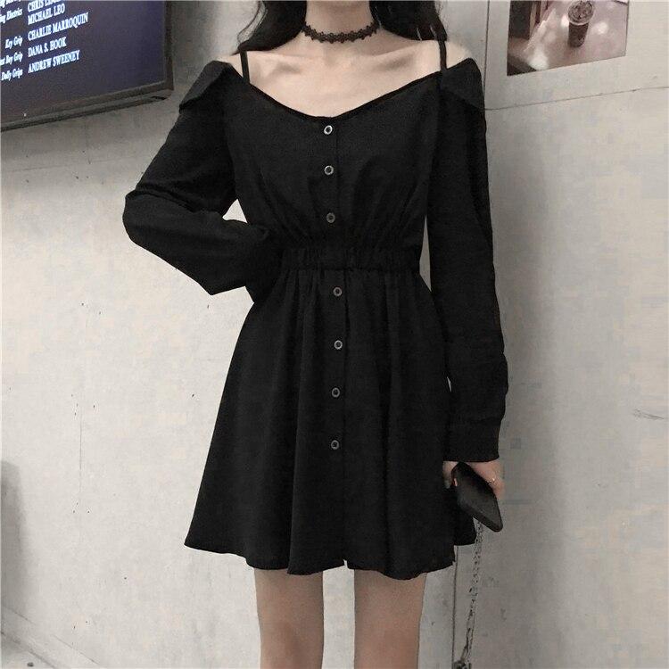 Long Sleeve Collar Dress - Image 2