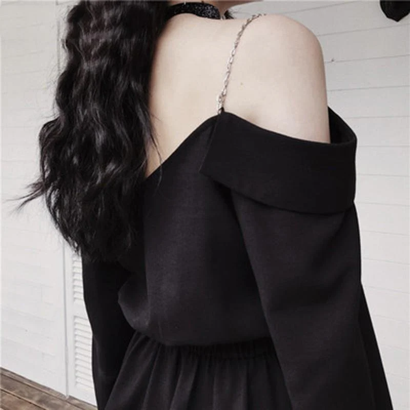 Long Sleeve Collar Dress - Image 5