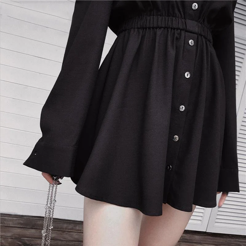 Long Sleeve Collar Dress - Image 6