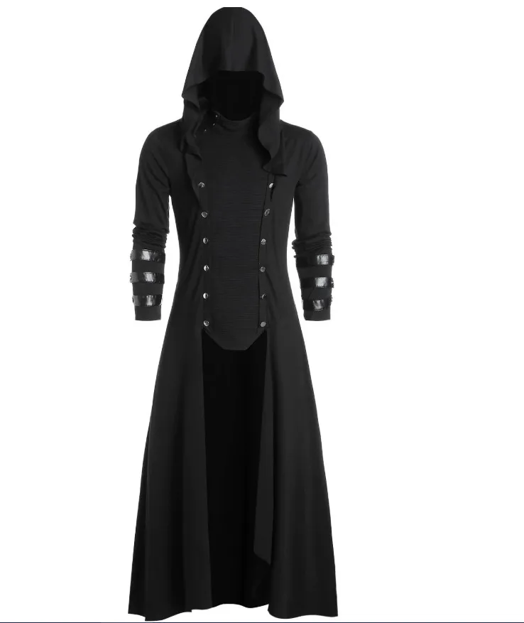Medieval Hooded Coat - Image 2