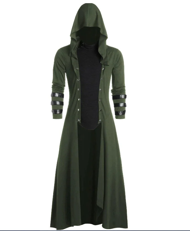 Medieval Hooded Coat - Image 4