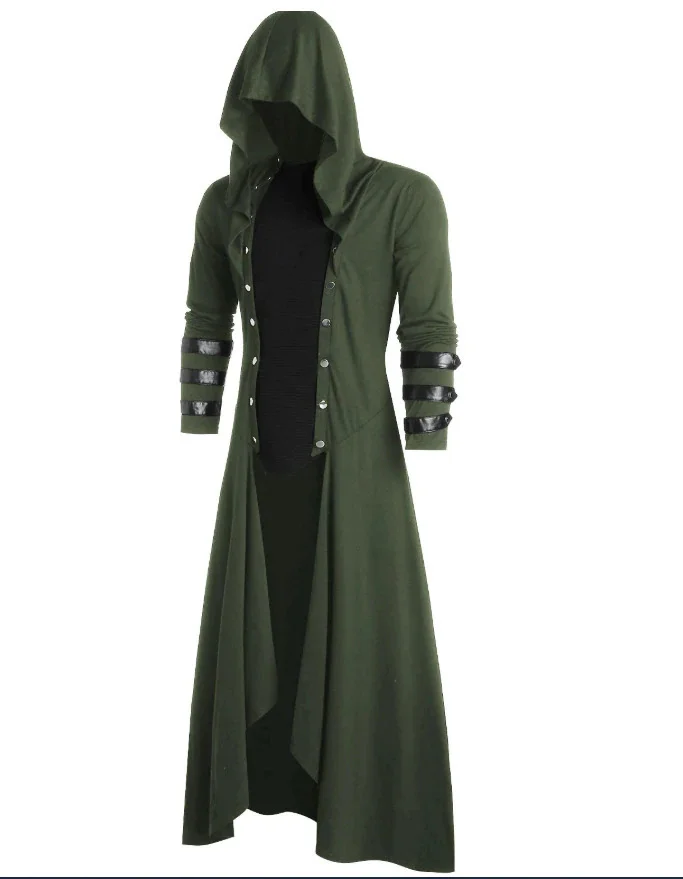 Medieval Hooded Coat - Image 5