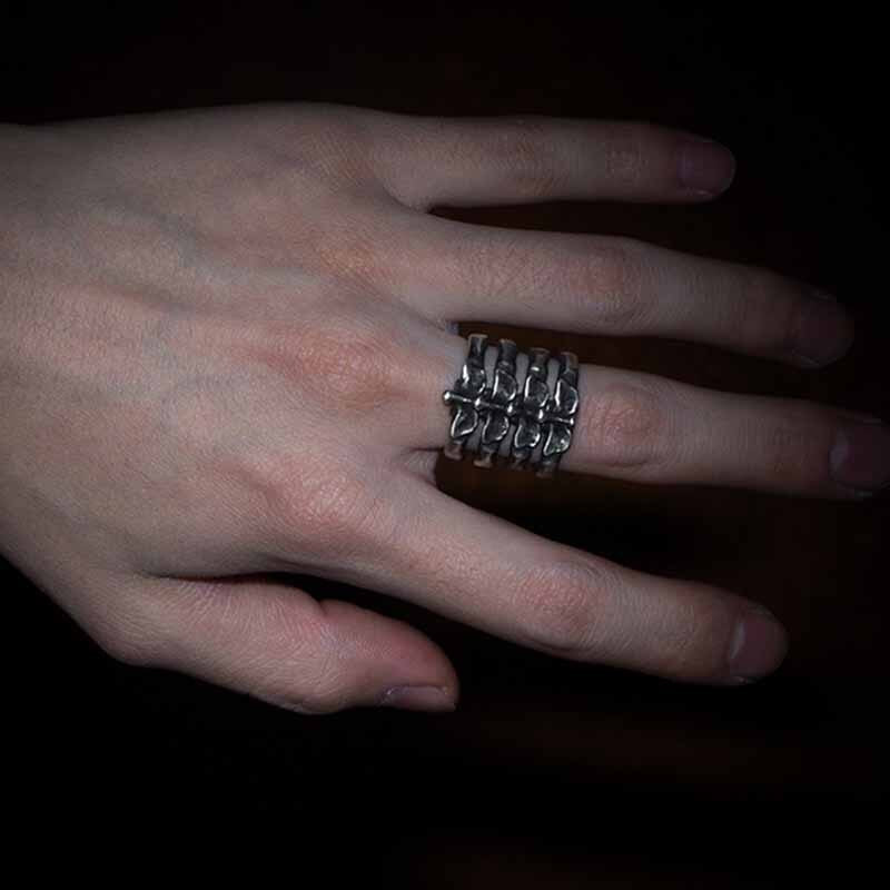 Men's Backbone Ring - Image 4